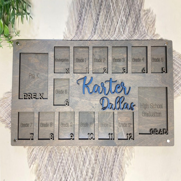 Personalized Pre-K To Graduation Year Photo Frame