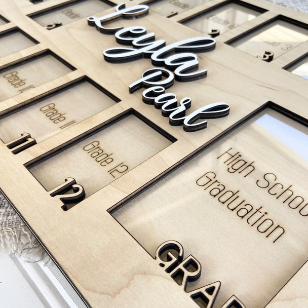 Personalized Pre-K To Graduation Year Photo Frame