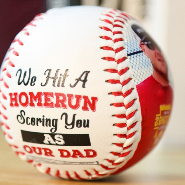Custom Photo Baseball, Personalized Baseball, New Dad Gift