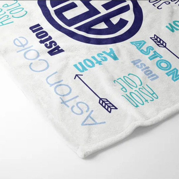 Custom Blanket with Name - Personalized Blanket