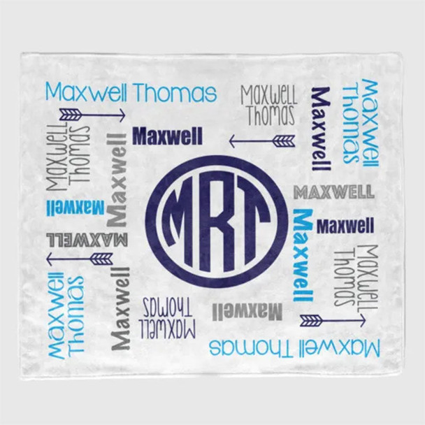 Custom Blanket with Name - Personalized Blanket