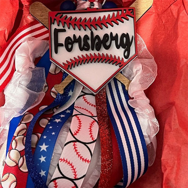 Bookbag Tag, Diaper Bag Tag, Custom Colors, Personalized Tag, Sport Tag For Player