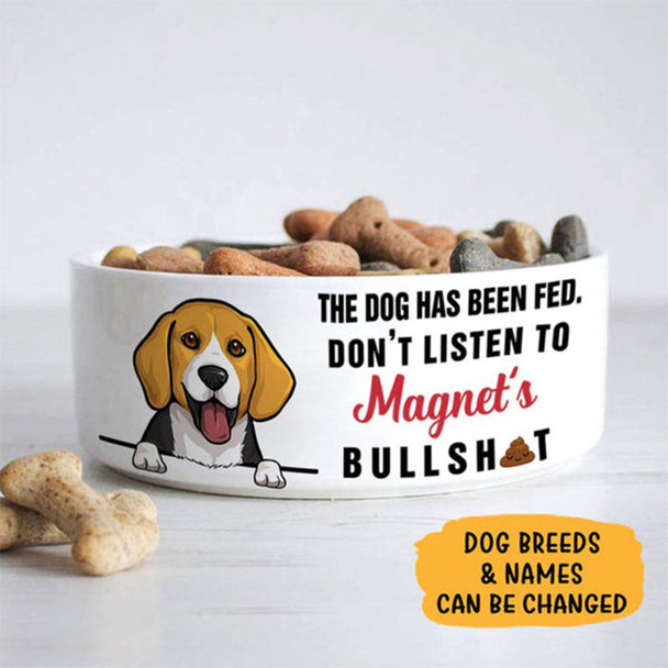 Personalized Custom Dog Bowls, Gift for Dog Lovers
