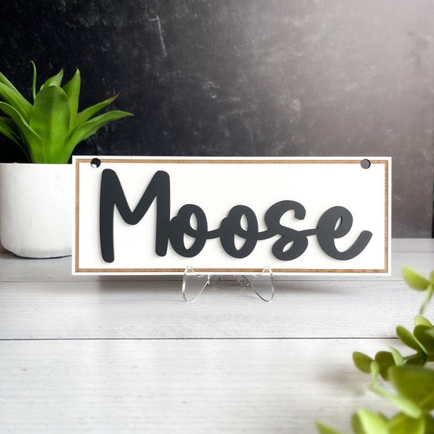 Personalized Crate Sign, Custom Dog Decor, Hanging Crate Sign, Custom Crate Sign, Dog Bone Sign