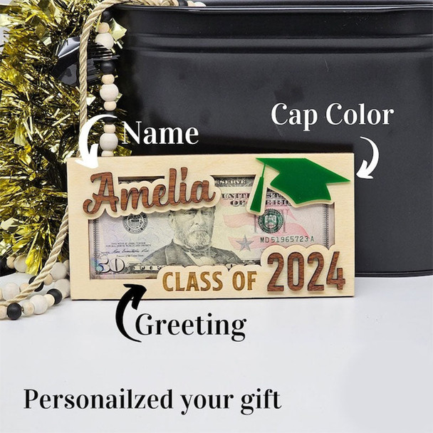 Graduation Money Holder, Class of 2025 Gift, High School Graduation