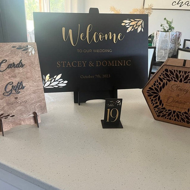 Welcome Wedding Sign - Bridal Shower Welcome Sign - Welcome Sign Wedding Modern