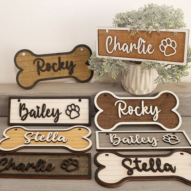 Dog House Sign, Dog House Tag, Personalized Gift