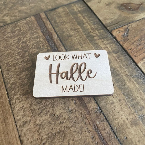 Personalized Look What I Made Magnet | Kids Name Magnet | Artwork Display | Kids Fridge Magnet | Refrigerator Magnet | Back To School