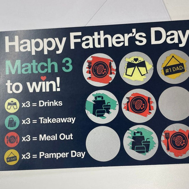 Birthday Gift for Dad, Gift for Dad, Birthday Card for Dad, Scratch Card for Dad