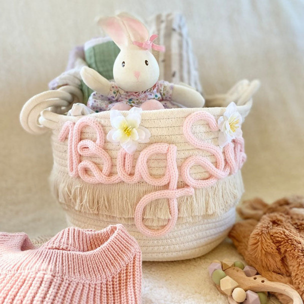 Personalized baby shower gift basket custom diaper basket custom name gift 1st birthday gift