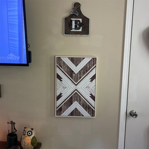 Large Personalized Cow Tag, Decorative Board, Cow Decor