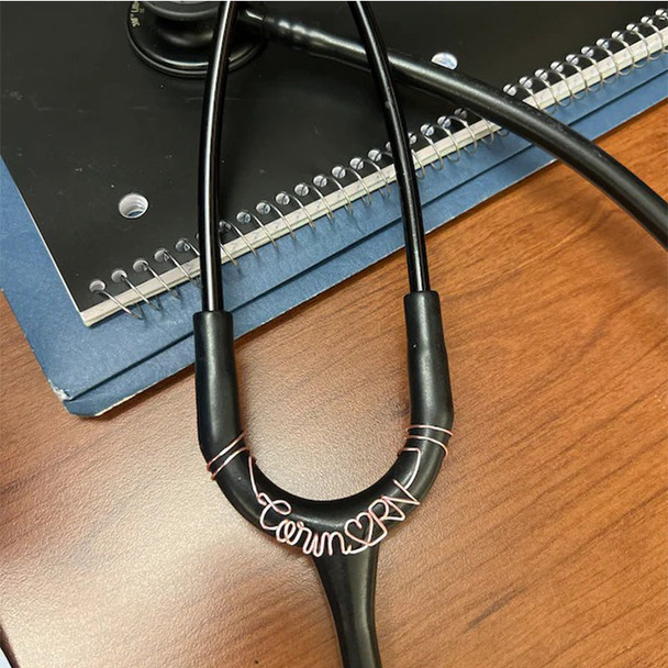 Customized stethoscope name tag, stethoscope charm