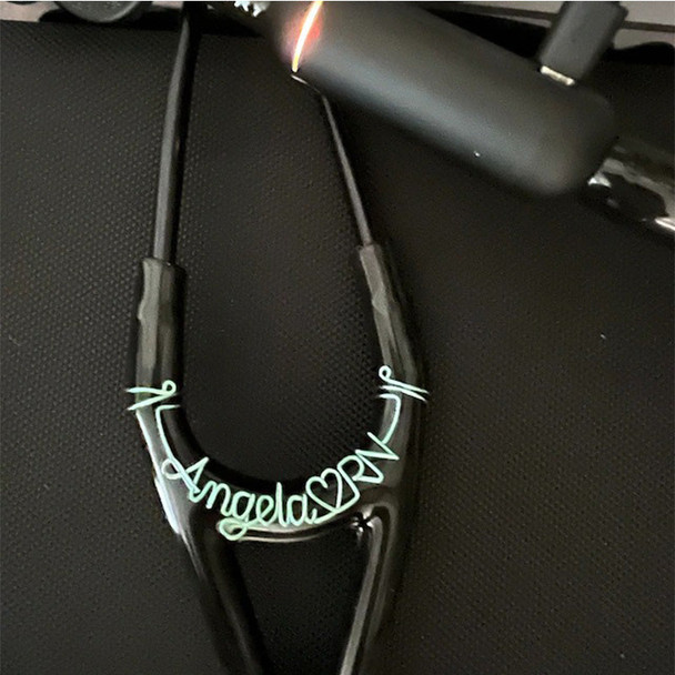 Customized stethoscope name tag, stethoscope charm