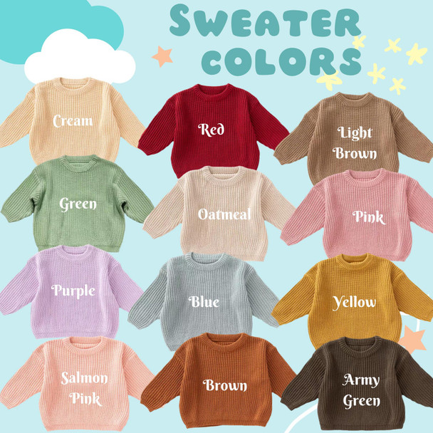 Happy Halloween Personalized Embroidered Baby Sweater, Custom Name