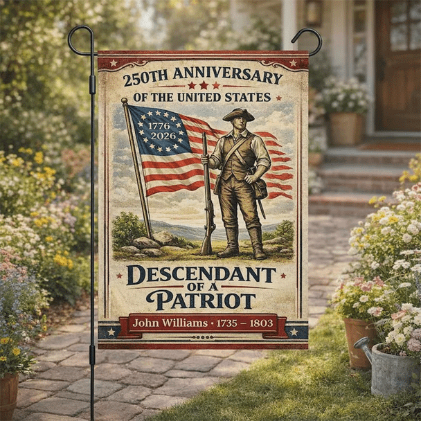 America 250th Anniversary Garden Flag