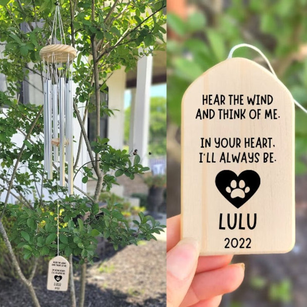 Personalized Wind Chimes-Pet Memorial Gift Chime