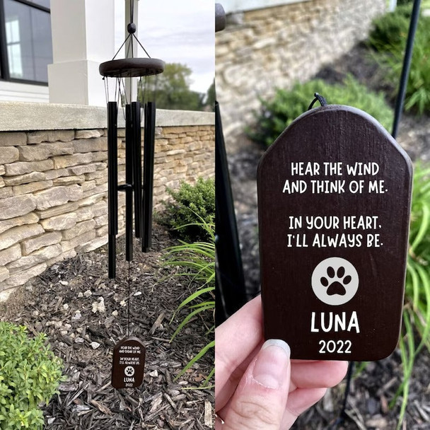 Personalized Wind Chimes-Pet Memorial Gift Chime