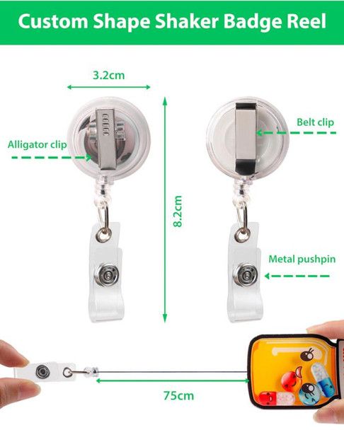 Personalized Teacher Badge Reel: Teacher ID Clip, Teacher Appreciation Gift