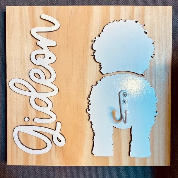 Custom Dog Leash Holder | Personalized Breed Dog Leash Holder