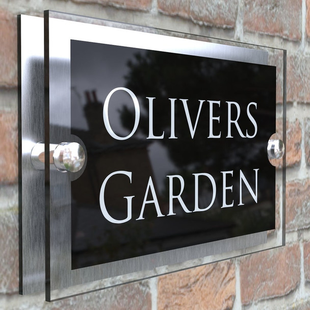 Acrylic Personalised Wall Plaque House Number Door Number Sign Plaque