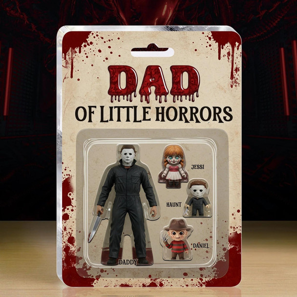 Personalized Father Day Acrylic Plaque, Michael Myers Figure Acrylic Block