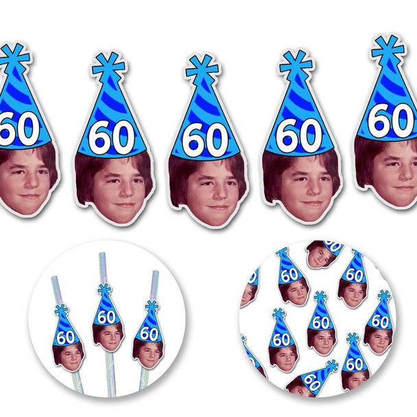 Birthday Head Banner, Personalized Face Decor
