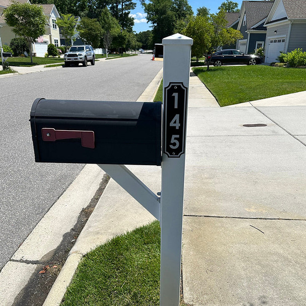 Personalized Aluminum Reflective House Numbers Address Signs for Mailbox
