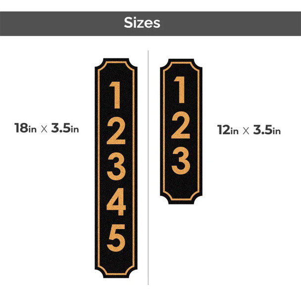 Personalized Aluminum Reflective House Numbers Address Signs for Mailbox