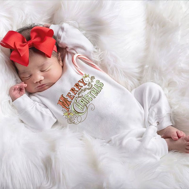 Merry Christmas Unisex Baby Outfit, Ugly Christmas Baby Outfit