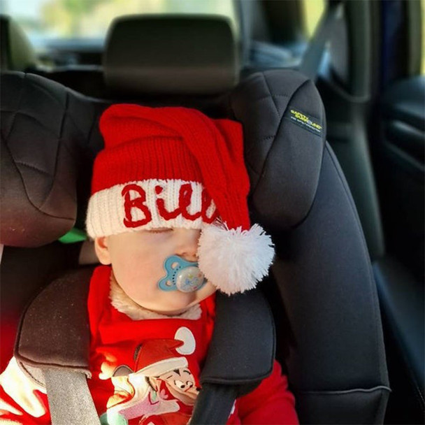 Personalised Christmas Santa Hat . Baby Toddler & Aldult Santa Hat