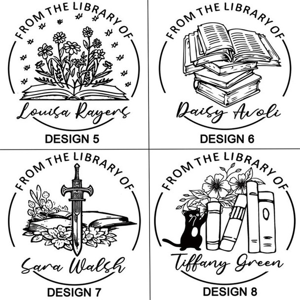 Personalized library stamp Self Inking Library Stamp