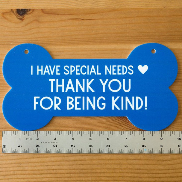 Sign for Special Needs Dogs Pet