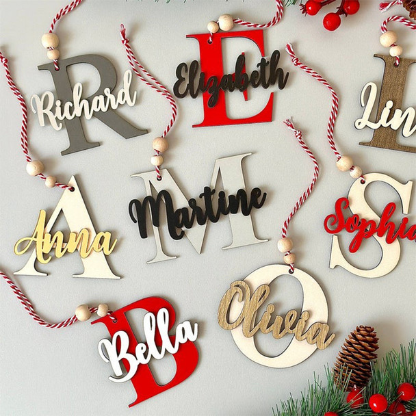 Personalized Christmas Sock Tags
