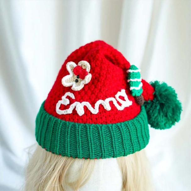 Personalized Crochet Santa Hat