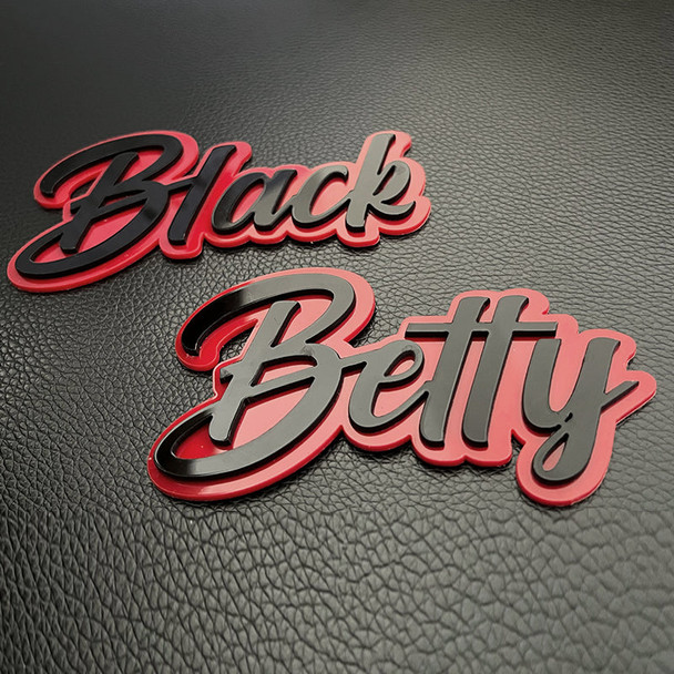 Custom Cursive Font Car Emblem - Custom Colors-Custom Size