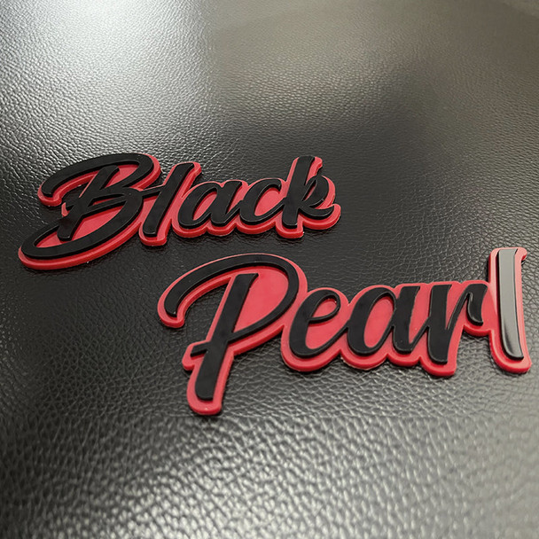 Custom Cursive Font Car Emblem - Custom Colors-Custom Size