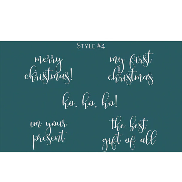 Personalized Baby First Christmas Cozy Soft Long Sleeve Romper