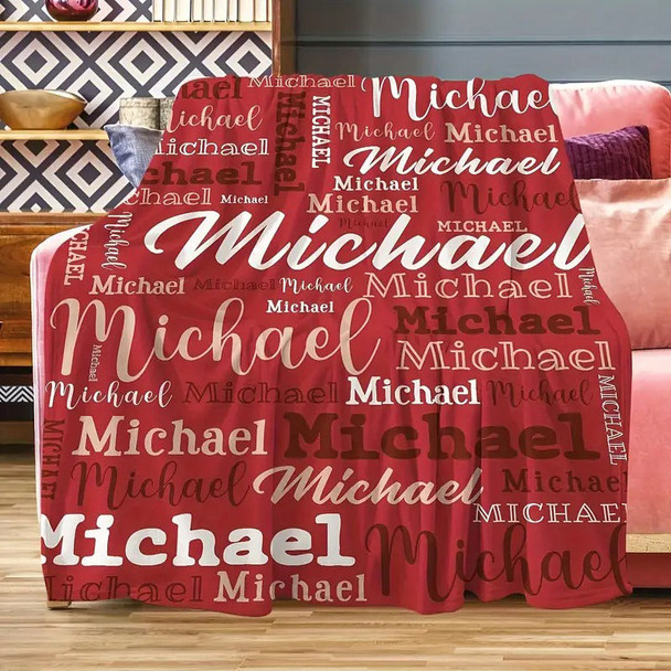 Personalized & Customizable Name Blanket