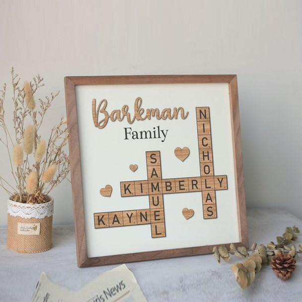Personalized Family Name Sign