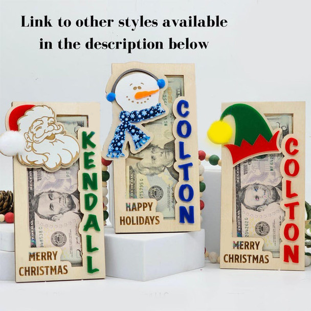 Personalized Christmas Money Holder, Stocking Stuffer for teens
