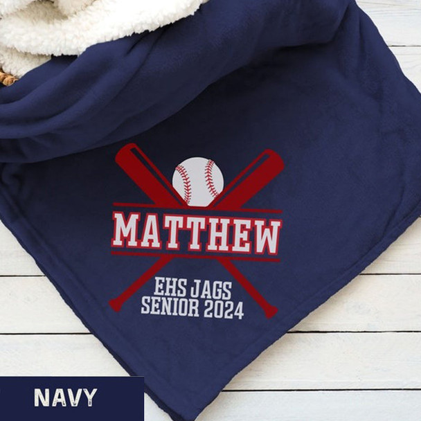 Personalized Sports Blanket, Custom Sports  Gift