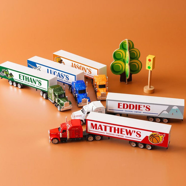 Personalized Toy Truck, Gifts for Boys, Gifts for Girls