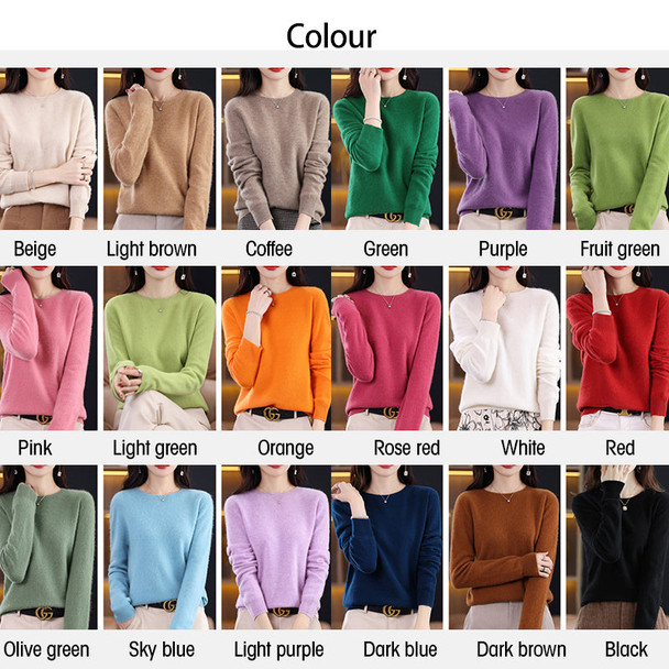 Customized CASHMERE Sweater, Embroidered Cashmere Clothing for Women