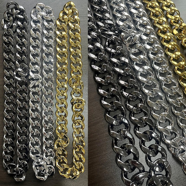 Customizable Medallion Champ Chain Trophy w/ 30in adjustable Bling chain