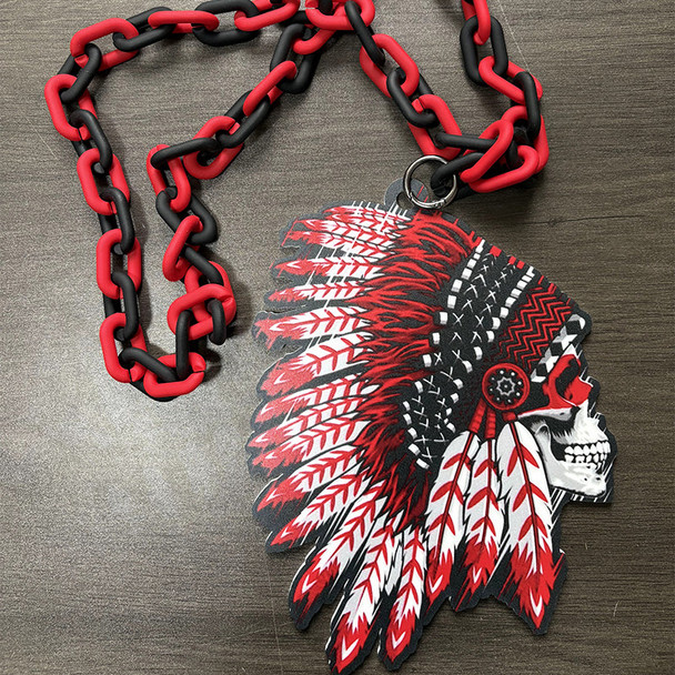 Customizable Medallion Champ Chain Trophy w/ 30in adjustable Bling chain