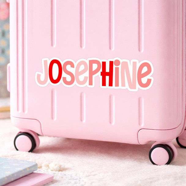Custom Name Stickers | Waterproof Vinyl Decals for Laptop Water Bottle