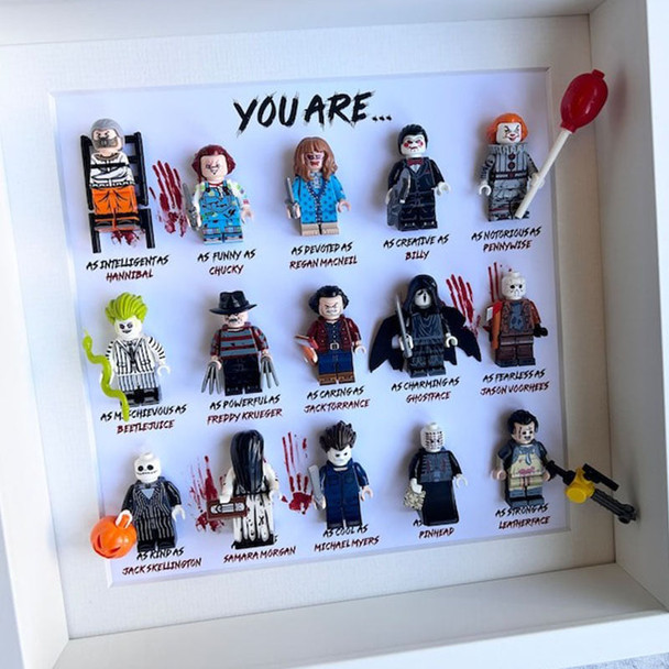 In This House Wea?| Horror Gift Frame | Halloween Scary Movie Personalised Gift