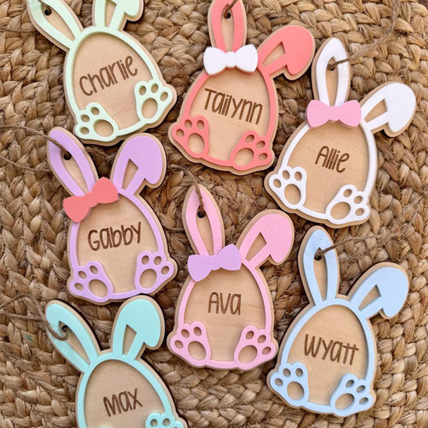 Personalized Easter Basket Tag, Easter Basket Tag