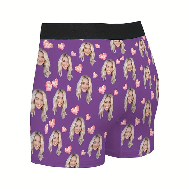Men's Custom Boxer Briefs - Personalized Photo