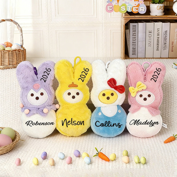 Personalized Easter Bunny Plush,Custom Bunny